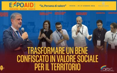 ABC a EXPO AID 2026: “Trasformare un bene confiscato in valore sociale per il territorio”